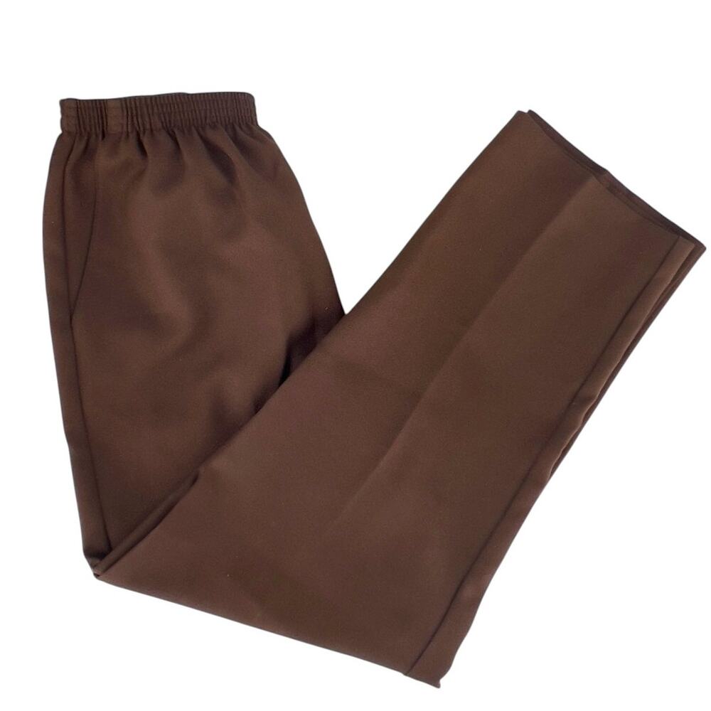Alfred Dunner Women's Pull On Classic Style Trousers Size 10 Petite